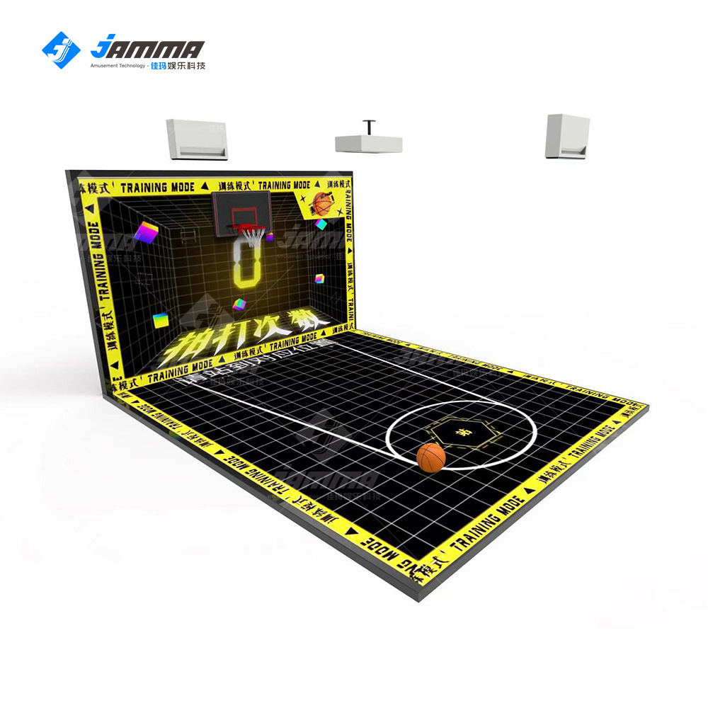 Indoor Interactive Projection Basketball Game Indoor Arcade Basketball Game