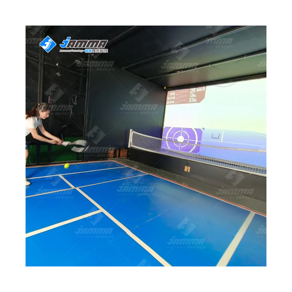 New products tennis sport ball machine for training equipment automatic ball throwing machine table tennis racket game center