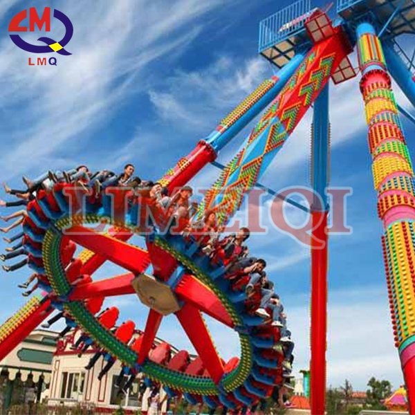 Hammer rides amusement park toppletower large pendulum gyro swing