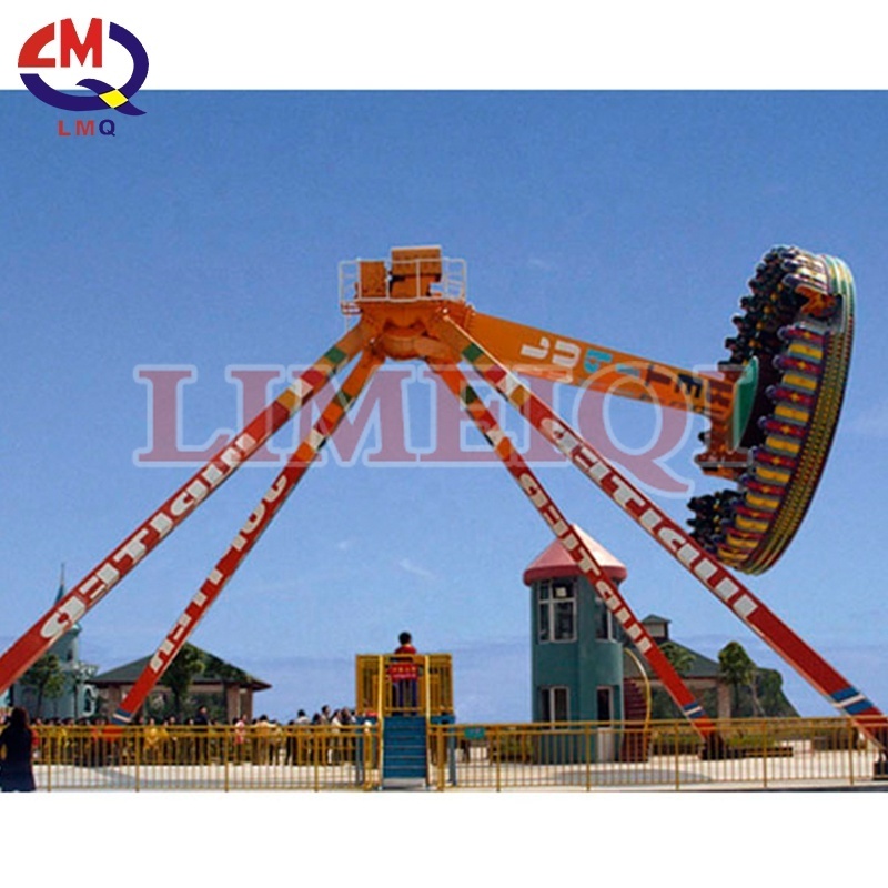 Hammer rides amusement park toppletower large pendulum gyro swing