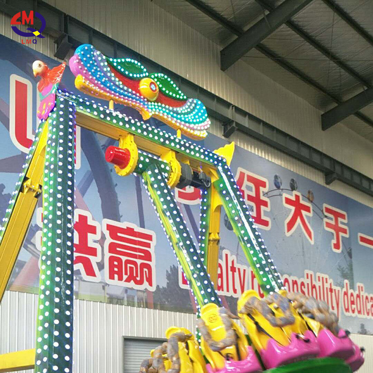 High Quality 12 Seats Amusement Park Fun Fair Equipment Small Swing Carnival Game Dinosaur Mini Pendulum Rides