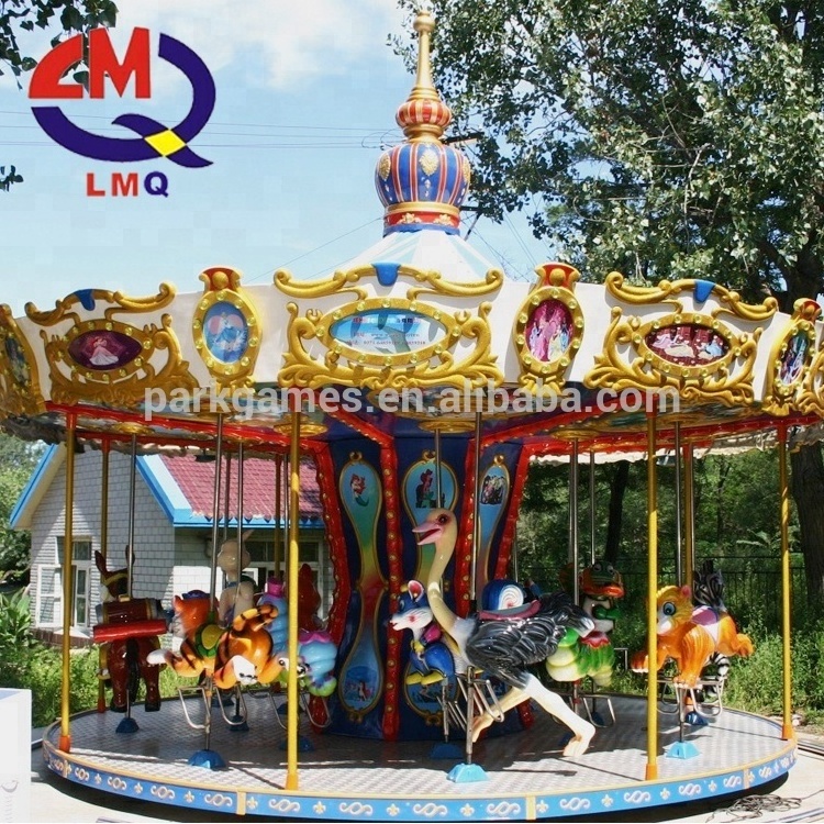 Amusement Park Kids Carousel for Sale Luxury Merry Go Round Kiddy Carrousel Rides