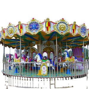 Factory direct sale horse kids ride merry go round carousel amusement park indoor carrousel rides