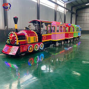 High Quality Shopping Mall Customized Other Amusement Park Rides Electric Trackless Train for sale