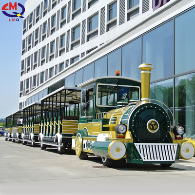 Amusement Park Diesel Battery Trackless Train Ride Tourist Attraction Road Train for Sale