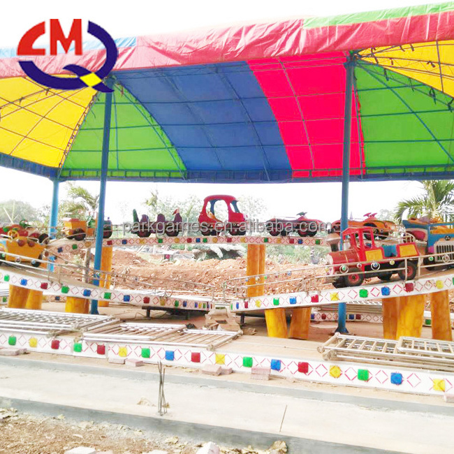 New Kids Rides! Amusement Park mini shuttle train rides / Convoy Express speedway ride for Sale