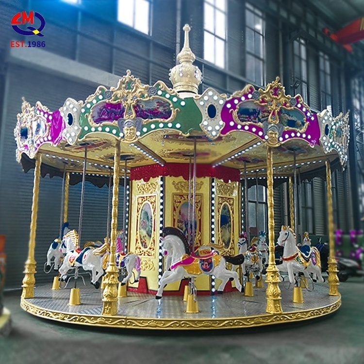 Hot Selling Carousel Horse Miniature Carousel Colorful Kids Carousel For Sale