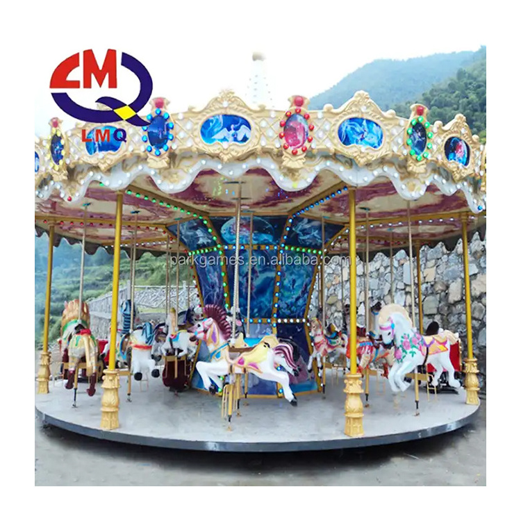 Horses Carousel Indoor Park Fun Children Games Arcade Game Machine for Sale