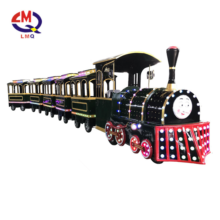 Kids Tourist Road Train Shopping Mall Theme Park Battery Powered Trackless Electric Trains For Sale