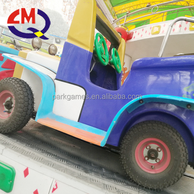 New Kids Rides! Amusement Park mini shuttle train rides / Convoy Express speedway ride for Sale