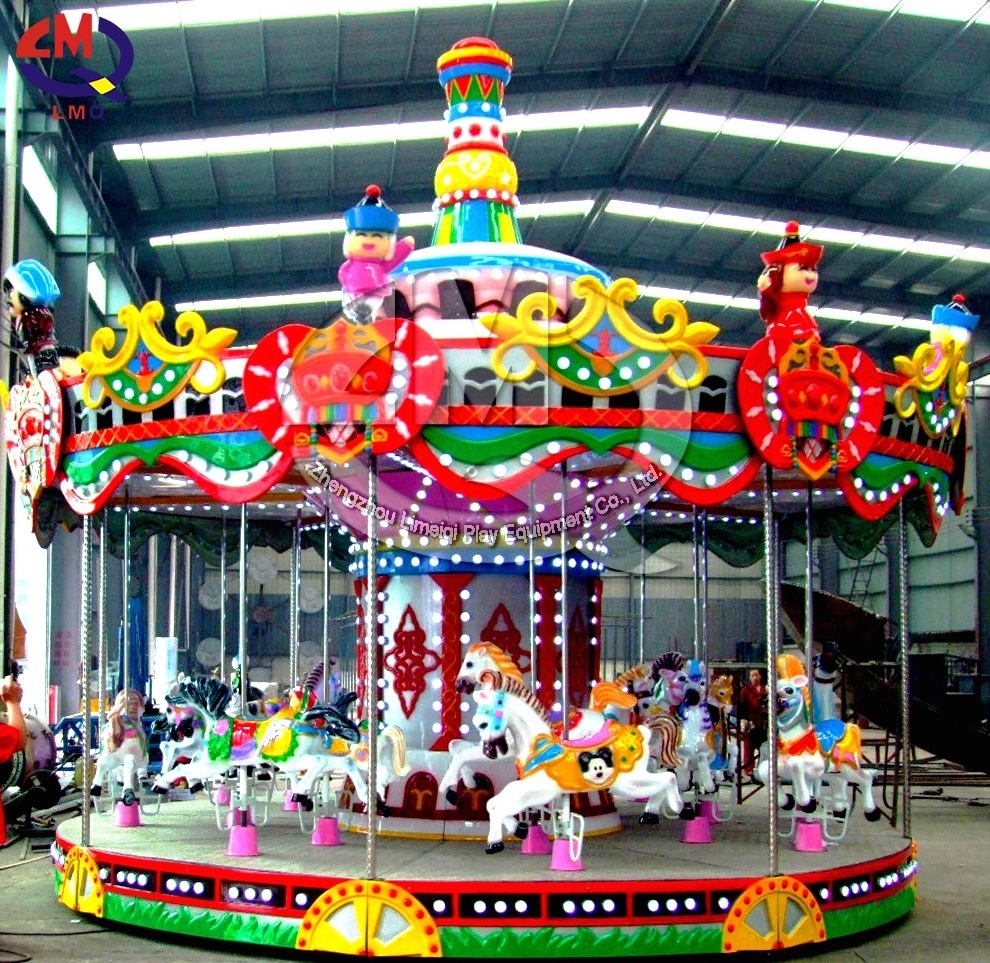 Amusement Park Kids Carousel for Sale Luxury Merry Go Round Kiddy Carrousel Rides