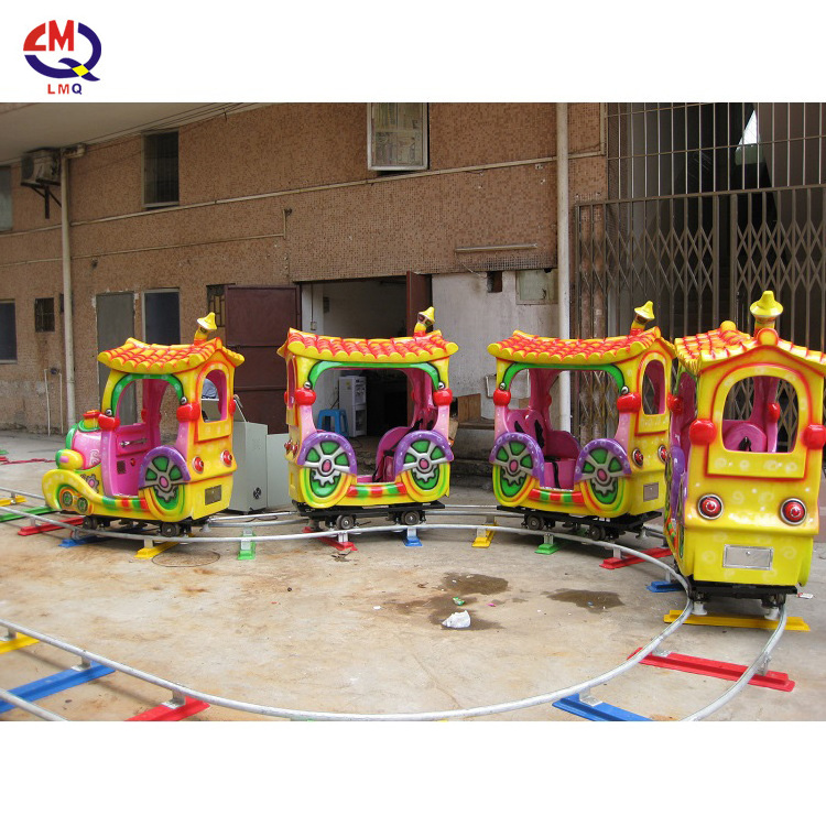 Amusement Adults and Kids Rides Train Electric Garden Track Train Train with Track to Ride for Sale