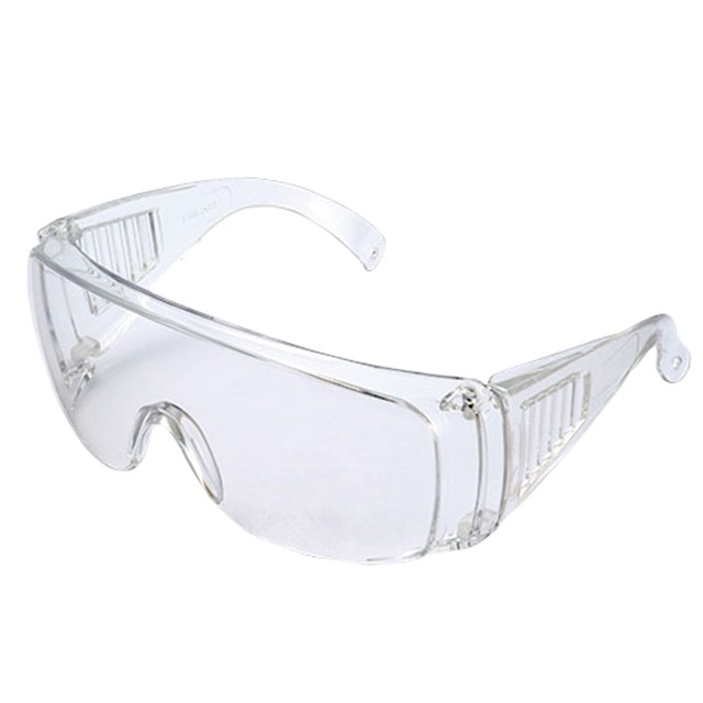 Taiwan Economic Clear Visitor Fit Disposable Safety Goggles ANSI 287.1 CE CE166 VG-2010 Disposable Prescription Safety Glasses