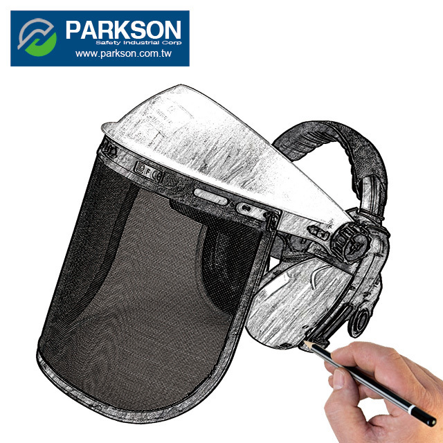 PARKSON SAFETY TAIWAN Customize Face Shield Industrial Protection Wide Coverage