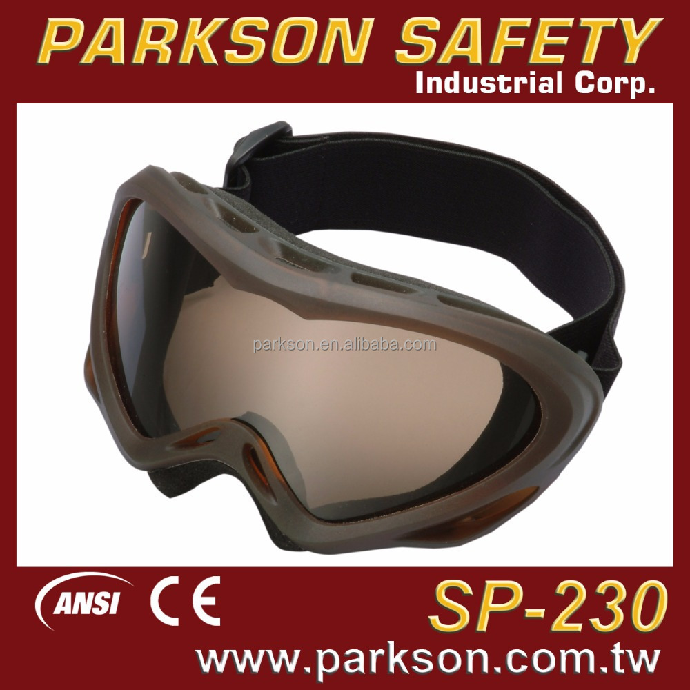 PARKSON SAFETY Taiwan Sporty Ski Diving Anti Wind Fog Impact Mirror Coating Eye Safety Goggle CE EN174 ANSI Z87.1 SP-230