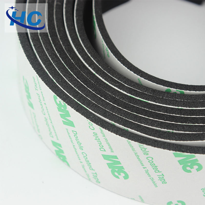 CR EPDM Rubber Draught Seal and Foam for Window or Door Adhesive Foam Sealing Strip