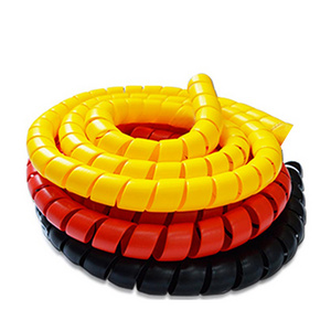 High quality anti-crushing hydraulic hose cover spiral tree guard cable storage Insulated waterproof flexible spiral rubber hose