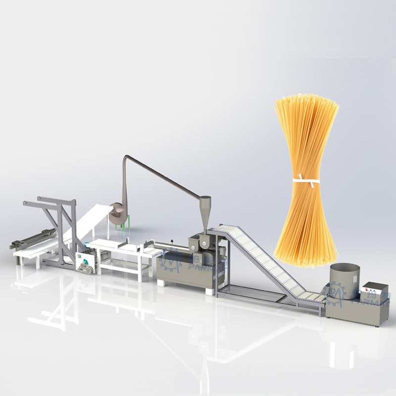 Spaghetti making machine production line 200 kg one hour spaghetti production long pasta manufacture process production line