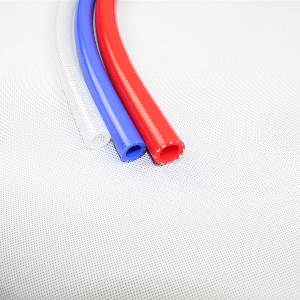 High Temperature Resistance Flexible Braided Silicone Reinforced Hose Heating Tube