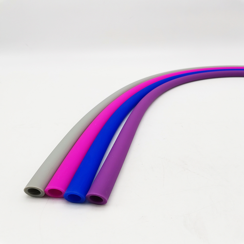 Purple Blue Gray Pink Hookah Smoking Silicone Tube With Soft Touch Matte Shisha Hose Hookah