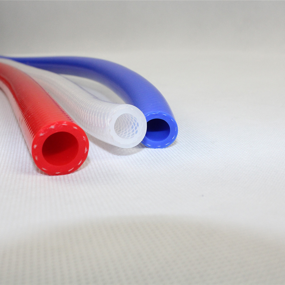 High Temperature Resistance Flexible Braided Silicone Reinforced Hose Heating Tube