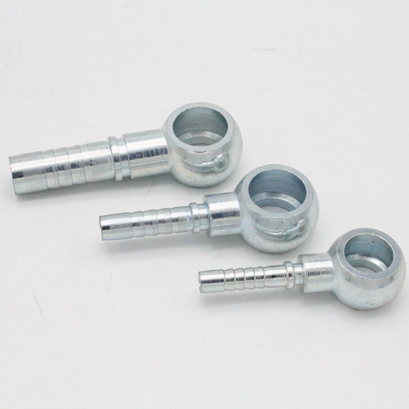 70011 Zinc Plated Metric Hydraulic Hose Crimp JCB  Banjo Fittings