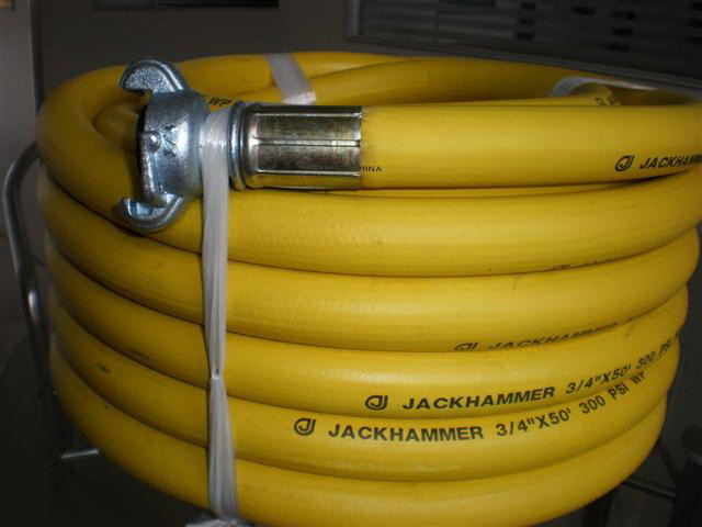 3/4 and 1 Inch CE ISO Certified Jack Hammer Compressor Hose with C/W Couplings