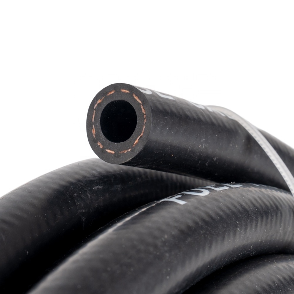 Fiber Reinforced Flexible Black Ethanol Resistant ISO 7840 Boat Marine Fuel Line Hose