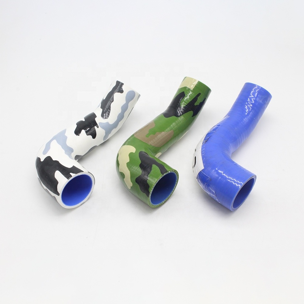 High Temp OEM Camouflage Silicone Hose E46 Soft Kit Reinforced Auto Pipe