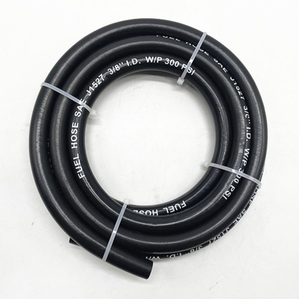 Fiber Reinforced Flexible Black Ethanol Resistant ISO 7840 Boat Marine Fuel Line Hose