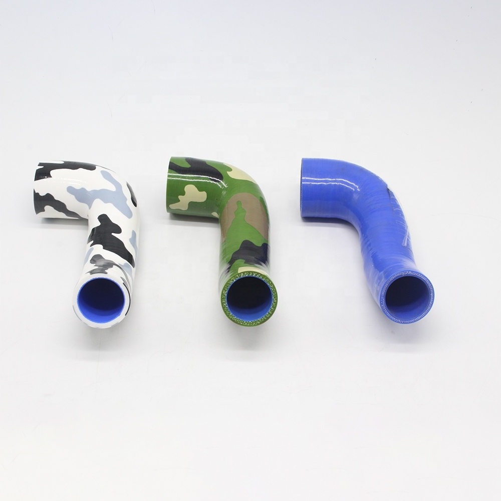 High Temp OEM Camouflage Silicone Hose E46 Soft Kit Reinforced Auto Pipe