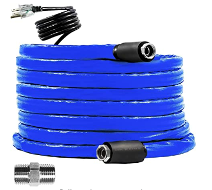 Lead and BPA Free Heated Drinking Water Hose For RV And Garden Outdoor Low Temperature Application