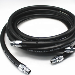 Flexible Anti-Static Rubber Hose Fuel Dispenser Hose with Steel Wire 3/4" Inch for Service Station