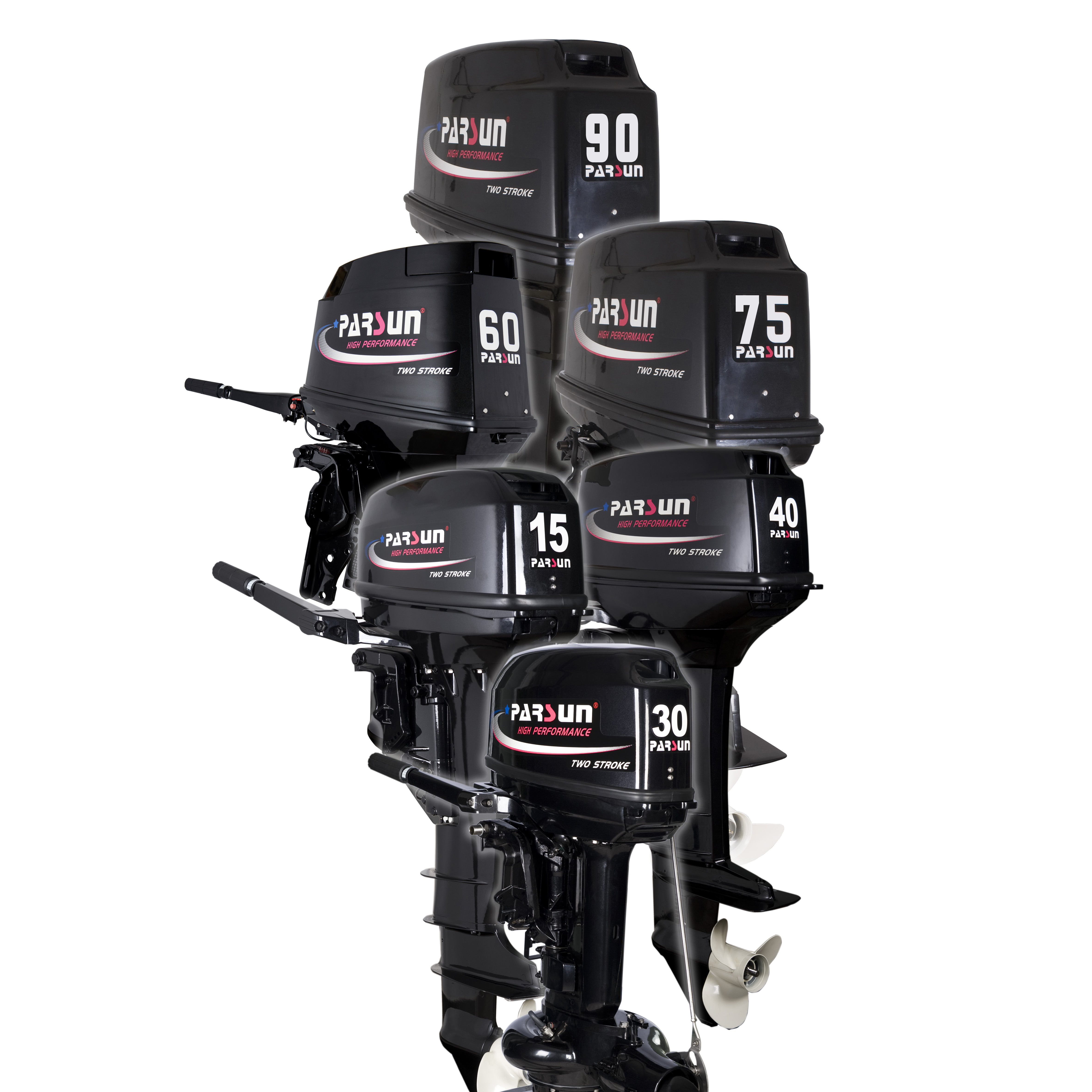 2hp - 90hp 2 stroke outboard motor compatible for Yamaha outboard