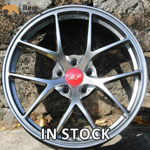 Partner Bear  size 15 black multispoke 5x100 dirty life chrome plated universal car inch aluminum car wheels rims for car