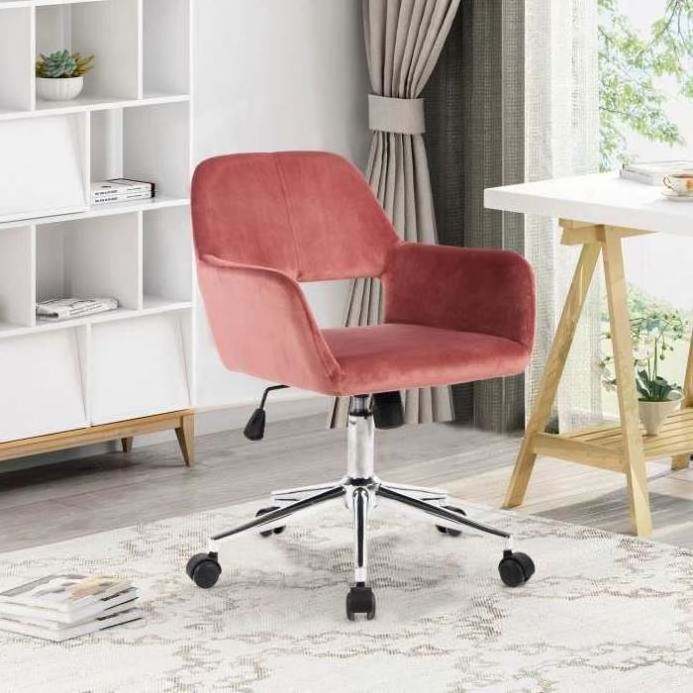 Partner Modern Design Swivel  Study Table Chair Set Adult Nails Makeup Studio Chair Fabric Office Task Chairs