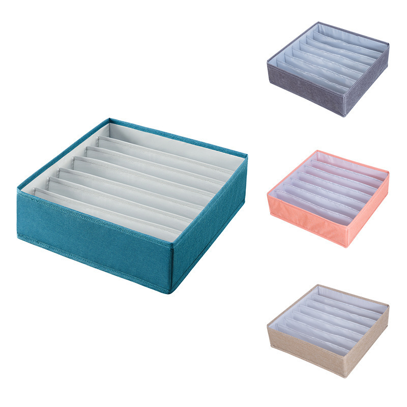 High Quality Storage Supplies Non Woven Fabric Foldable Durable Underwear Organizer Drawer Divider Foldable Storage Organizer