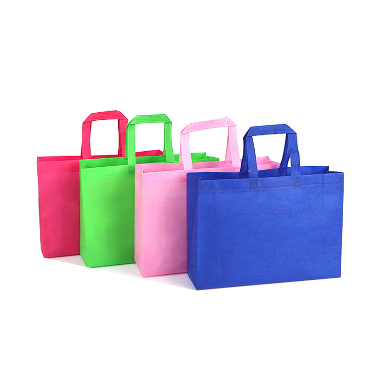 Canvas Cotton Jute Tote Shopping Non Woven Bag Non-Woven Tote Ecological Bag With Logo Custom Laminated Non-Woven Vest Bags