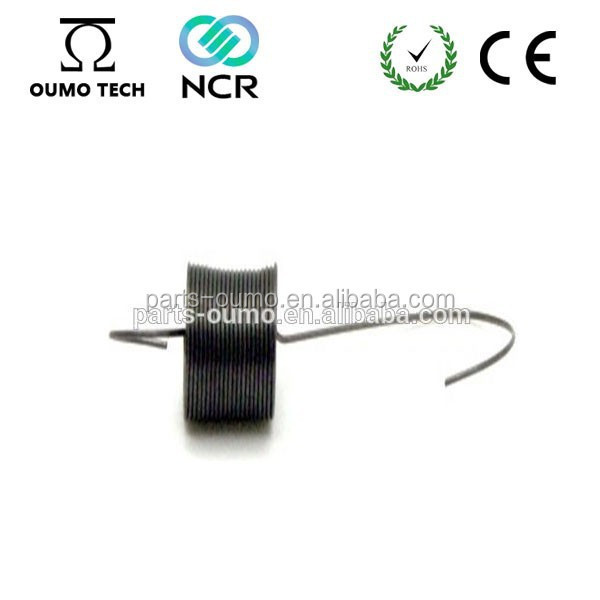 NCR atm part: 5887 stacker fork spring hook guide 445-0676924