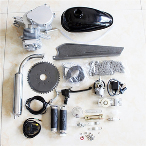 49cc 50cc 80cc Bicycle Engine Kits for Motorized Bike 2 Stroke Petrol Gas Silver