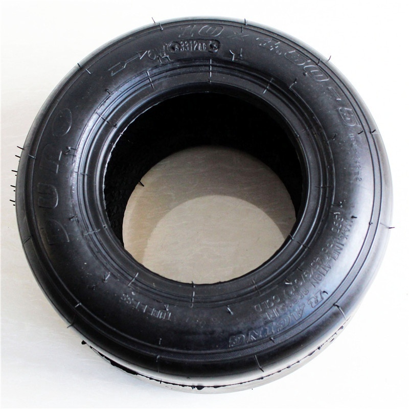 Go kart parts 10X4.5-5 rubber karting front tires for sale