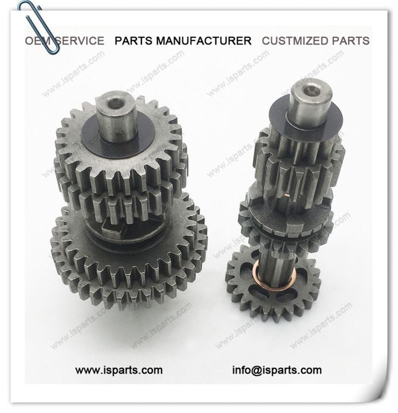 OEM CD70 Motorcycle Gearshaft Transmission Parts Main & Counter Shaft,Main And Auxiliary Shaft