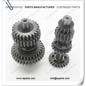 OEM CD70 Motorcycle Gearshaft Transmission Parts Main & Counter Shaft,Main And Auxiliary Shaft