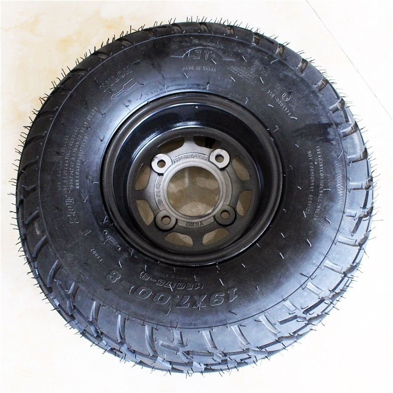 Chinese Made ATV Front wheel 19*7-8 tyre with rim