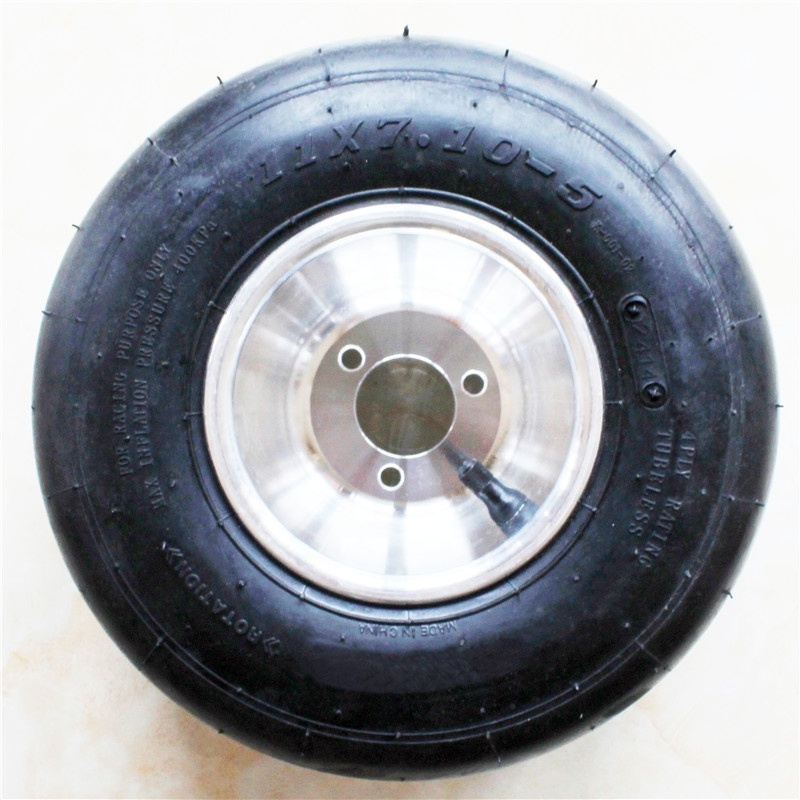 Drift Trike Go Kart Rear Tyres And Rims Wheel 11x7.1-5 Pair