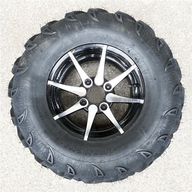 Best selling wear resistant  25x10-12 tire and rim For UTV ATV