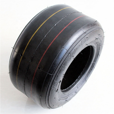 Go kart parts 10X4.5-5 rubber karting front tires for sale