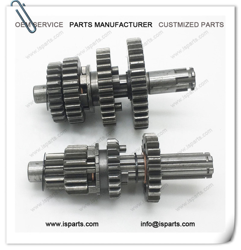 OEM CD70 Motorcycle Gearshaft Transmission Parts Main & Counter Shaft,Main And Auxiliary Shaft