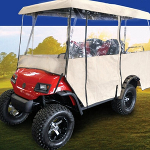 4 passenger Waterproof High quality golf cart  rain cover with doors