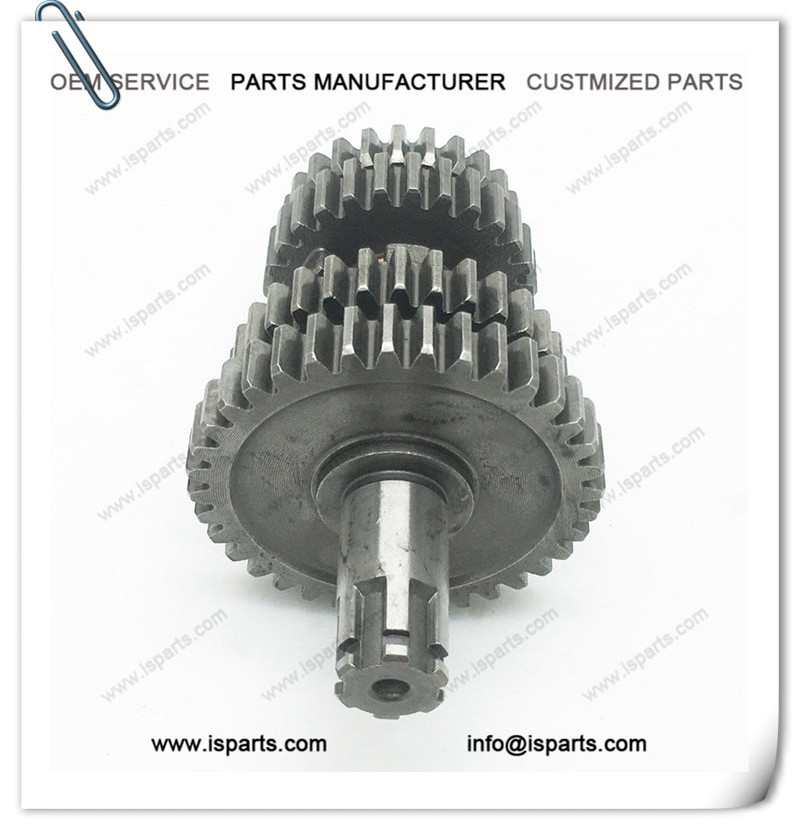 OEM CD70 Motorcycle Gearshaft Transmission Parts Main & Counter Shaft,Main And Auxiliary Shaft